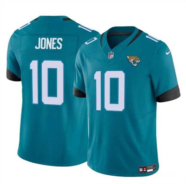 Men & Women & Youth Jacksonville Jaguars #10 Mac Jones Teal 2023 F.U.S.E Vapor Untouchable Limited Stitched Jersey->jacksonville jaguars->NFL Jersey